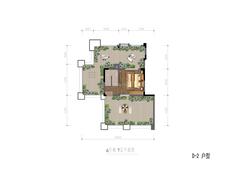 光华壹号花园二期2室2厅2卫169.00平户型