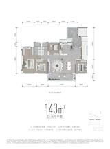 长粼府1期 4室2厅2卫 143.00平米
