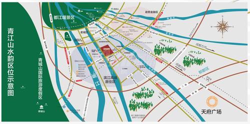 青江山水韵小区1期区位图
