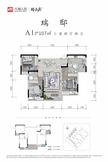 瑞云府1期3室1厅2卫107.00平户型