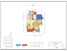 剑桥小镇3期3室2厅1卫90.00平户型