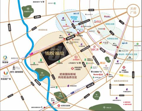 新希望锦悦楠庭1期区位图