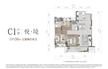 华润置地昆仑御1期3室2厅2卫108.00平户型