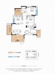 翡翠明庭1期4室2厅2卫111.34平户型