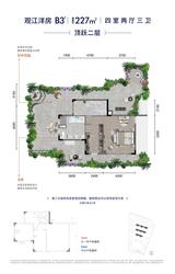 江天阙1期 4室2厅4卫 227.00平米