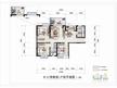 四季豪庭3室2厅1卫94.05平户型
