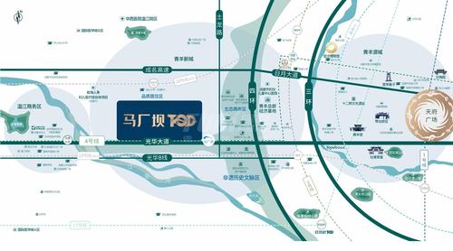 青云悦溪苑、青云听溪苑1期区位图