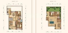 桃都四季花城4室3厅3卫206.00平户型