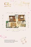 能投·阳光里1期2室2厅1卫76.62平户型