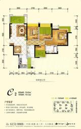 保利春天花语 4室2厅2卫 105.00平米