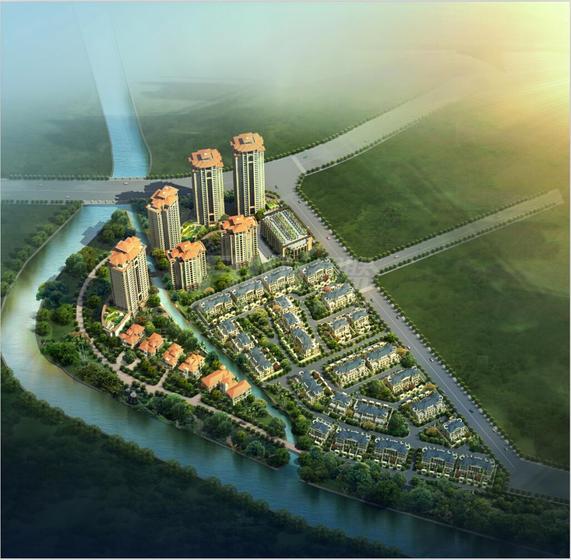 置信国色天乡鹭湖宫北区7期总平图