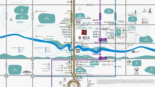 锦绣云川名邸1期区位图