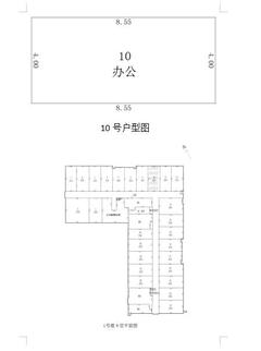 京蓉时代杉众广场1期51.30平户型
