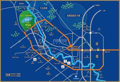 国色天乡鹭湖宫6区B组团区位图