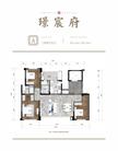 璟宸府1期3室2厅2卫111.98平户型