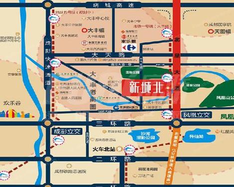 北城首座区位图