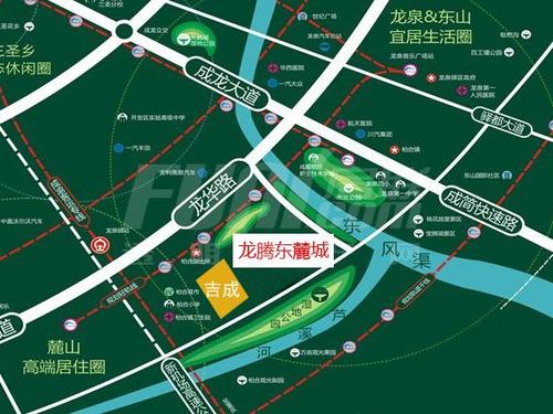 吉成丽峰苑区位图