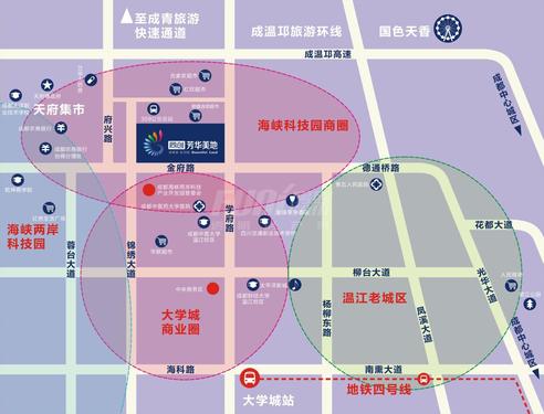 芳华美地1期区位图