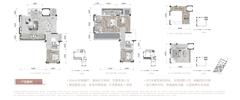 鸿山院子1期4室2厅3卫225.09平户型