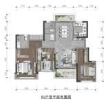 印未来小区1期 3室2厅2卫 105.00平米