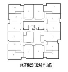 华茂广场10924.25平户型