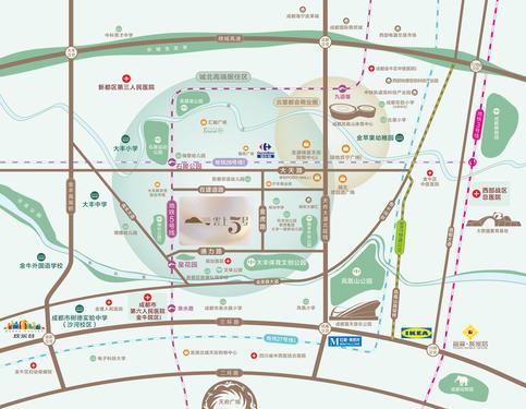 顺昶云门集都（云上5号）区位图