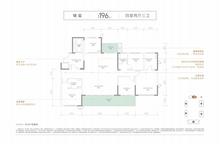 新川锦萃名邸1期4室2厅3卫196.00平户型