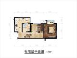 新神风八座 1室1厅1卫 44.05平米