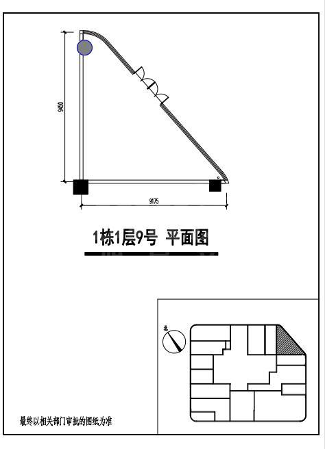 1号楼62.95户型图