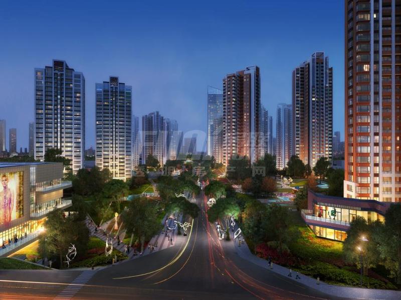 半鸟瞰夜景