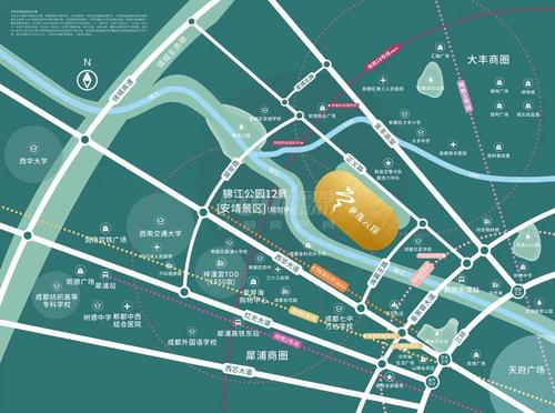 世茂云璟小区1期区位图