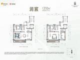 上璟润府1期 4室2厅4卫 210.00平米