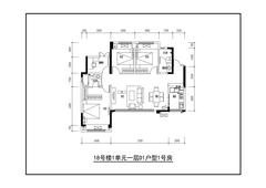 鑫耀美泉悦府2期4室2厅2卫114.16平户型