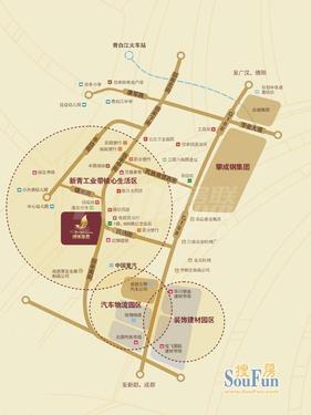 四季豪庭区位图
