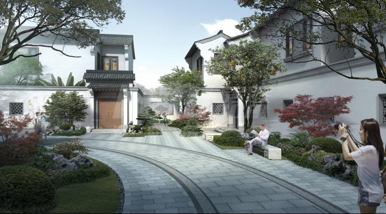 园林、景观、建筑、院子、田园