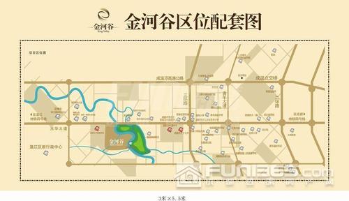 金河谷区位图