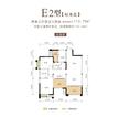 东麓驿境4期睎嶺2室3厅2卫108.19平户型