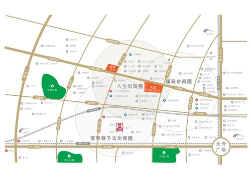 天越大厦区位图