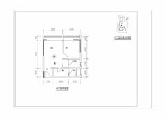 金林大厦1期1室1厅1卫55.26平户型
