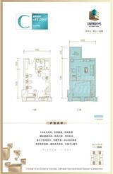 华惠财智时代大厦  49.09平米