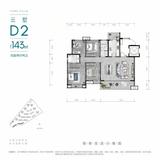 玺云府1期 4室2厅2卫 143.00平米