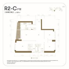 天府汇中心2期3室2厅2卫129.00平户型