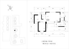 汇厦少城2期琴台府2室2厅1卫81.19平户型