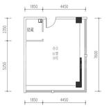 飞大壹号广场  57.00平米