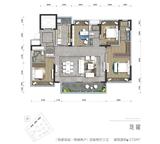 佳兆业珑玺苑1期 4室2厅3卫 171.00平米