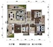 蜀郡清上居4室2厅3卫140.43平户型