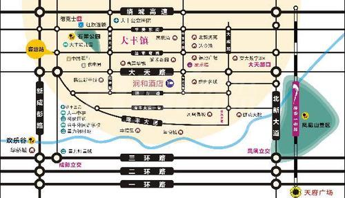 蜜立方时尚华宅区位图