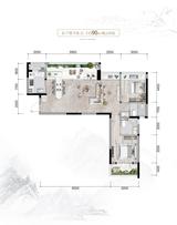 青城和美长寿居 2室1厅2卫 90.00平米