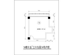 俊屹中心1期57.86平户型