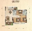 锦绣宸府1期3室2厅2卫116.00平户型